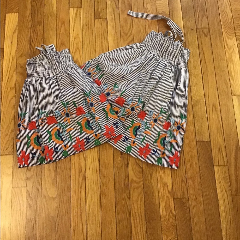 🏷Twins/sister/cousins embroidered sundress